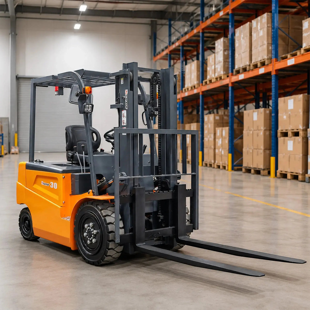 Customizable Electric Counterbalance Forklift, 5500 lbs Capacity - KX-CPD25 KAIXUN