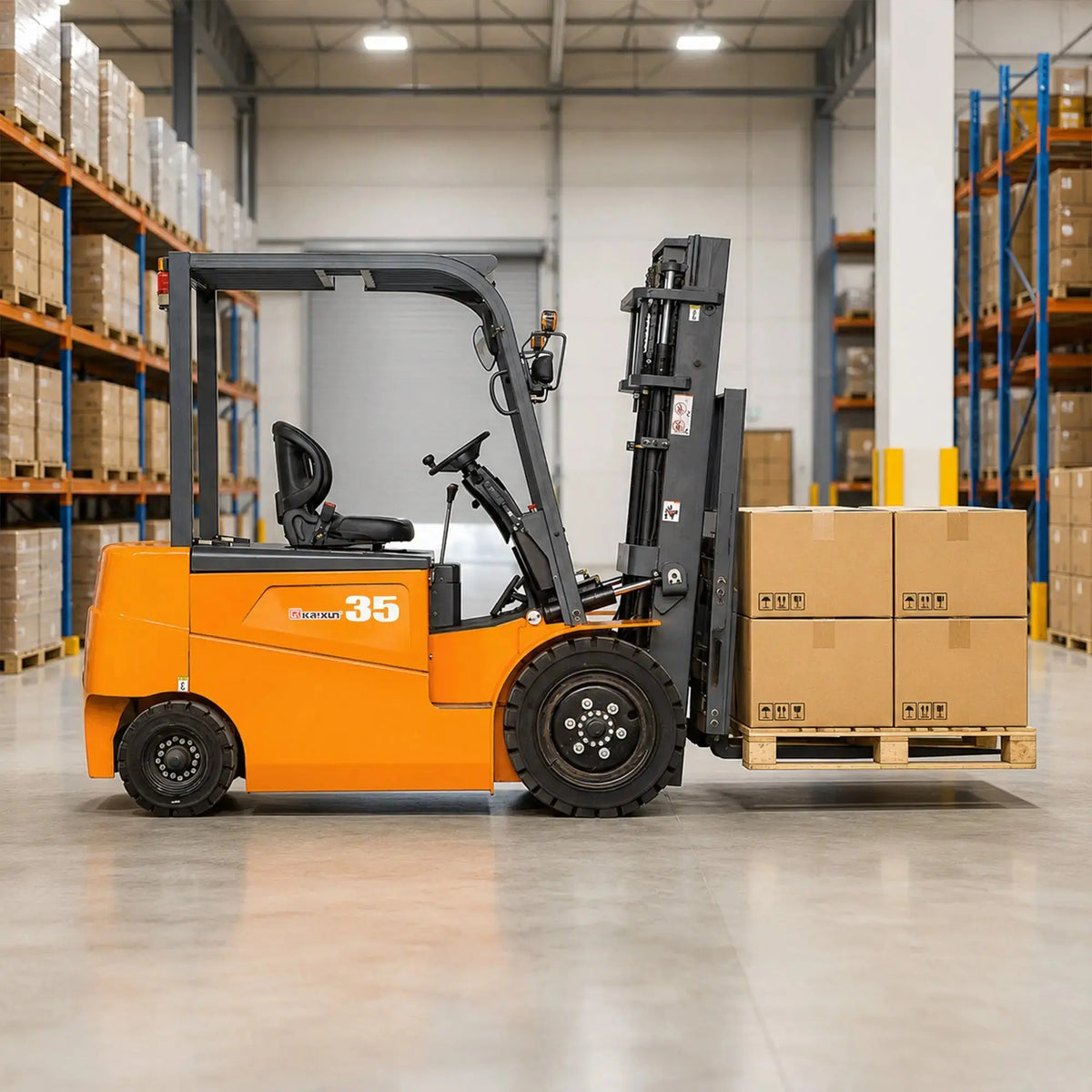 Customizable Electric Counterbalance Forklift, 7700 lbs Capacity - KX-CPD35 KAIXUN