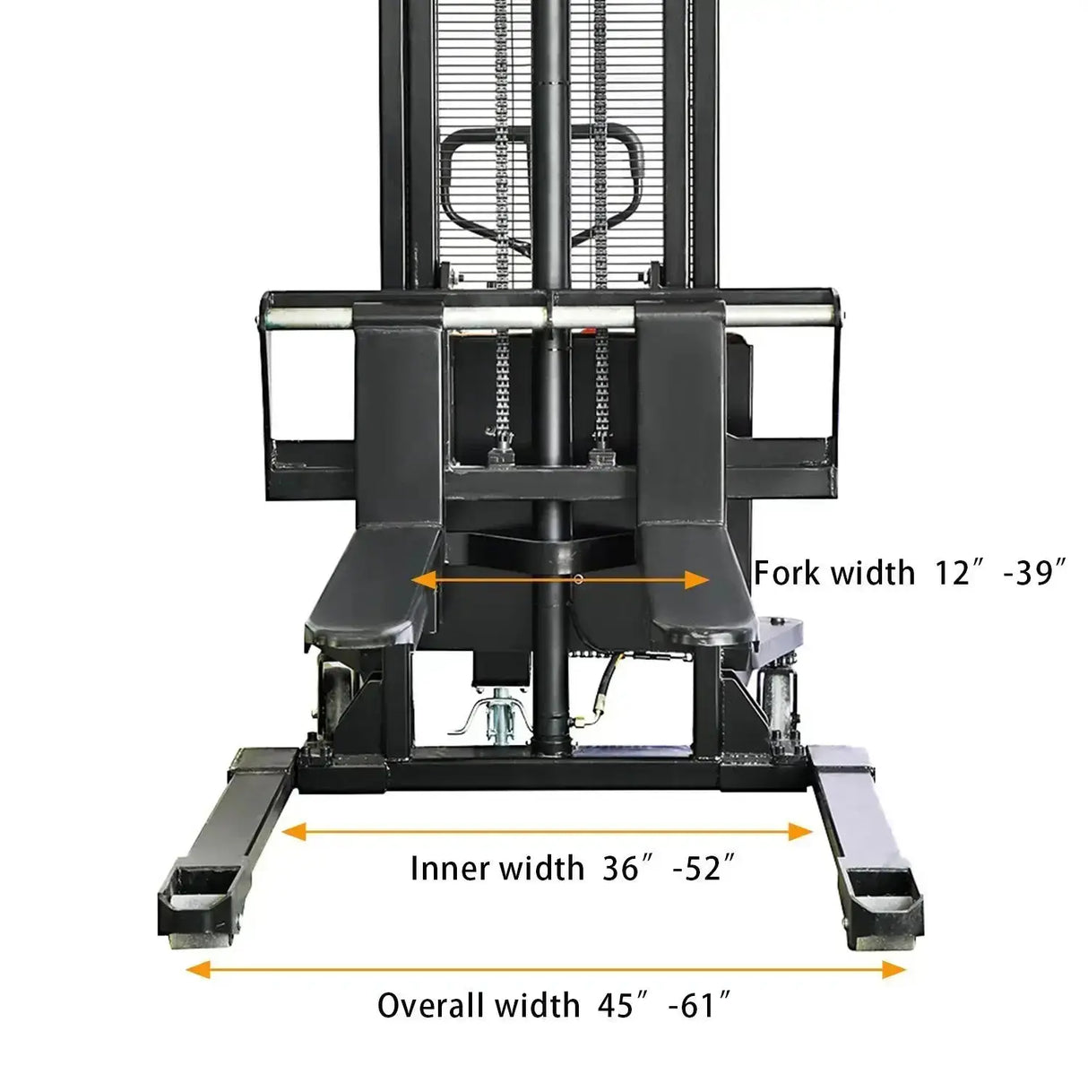 KAIXUN KX-CTD10 Semi-Electric Stacker, Capacity 2200lbs lifting height 98’’ KAIXUN