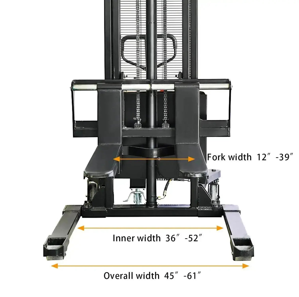 KAIXUN KX-CTD10 Semi-Electric Stacker, Capacity 2200lbs lifting height 98’’ KAIXUN