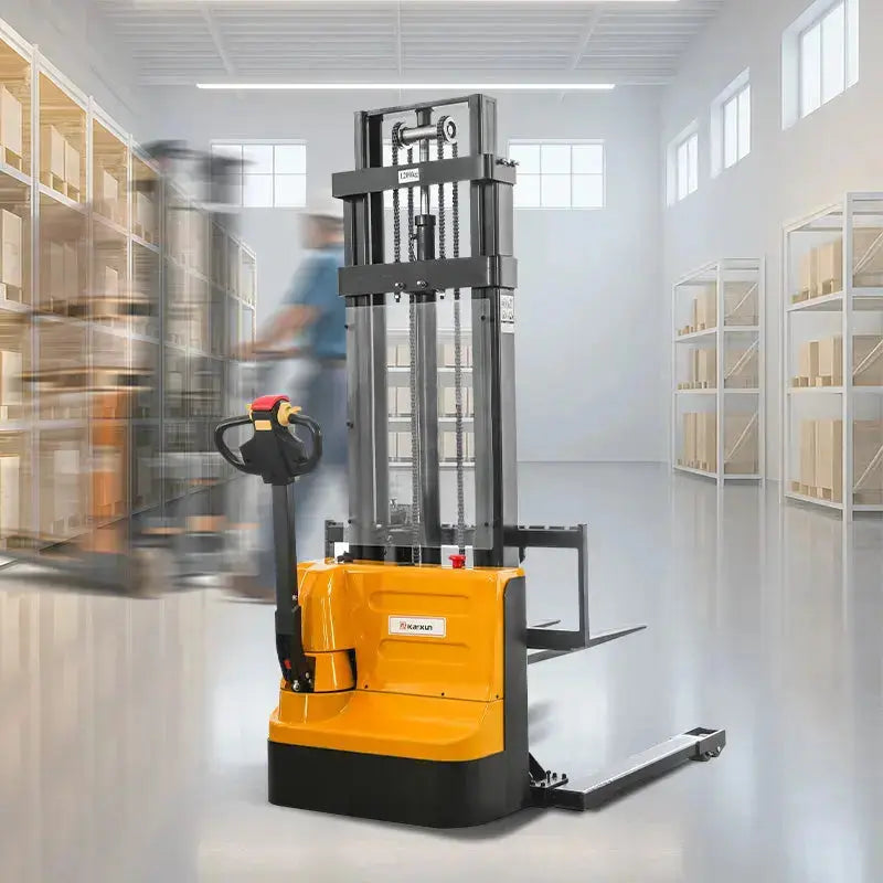 KAIXUN 118’’ Lifting Height 2200 lbs Capacity Full Electric Stacker KX-CTD10A KAIXUN