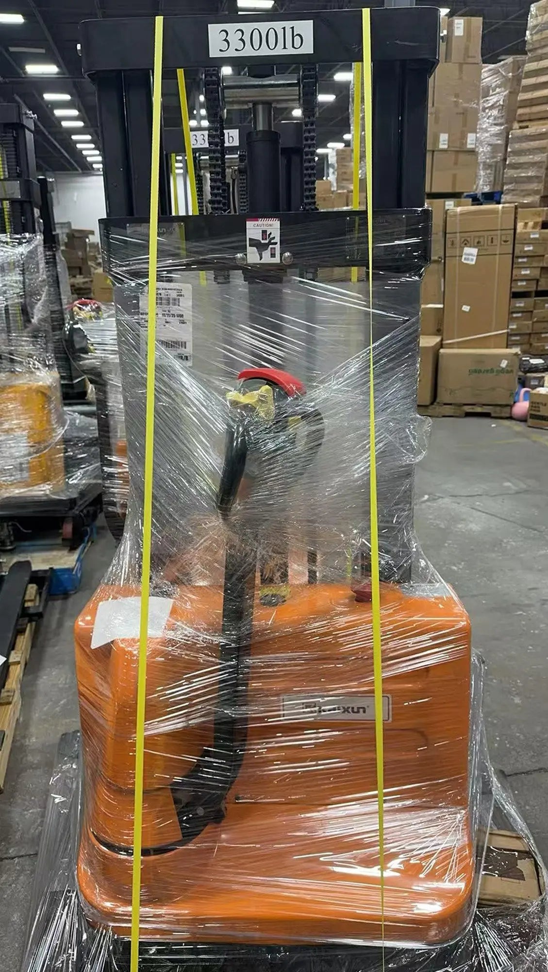 Used Full Electric Stacker 98’’ Lifting Height 3300 lbs Capacity KX-CTD15A-98 KAIXUN
