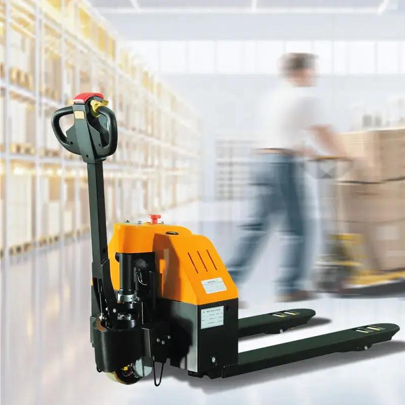 KAIXUN 3300 lbs Capacity 27" W x 45" L Full Electric Pallet Jack - PU wheels KX-QDCX15 KAIXUN