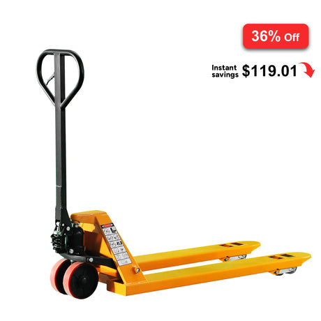 Manual Hydraulic Pallet Jack| 4400 lbs| 48"x27" Forks| PU Wheels| KX-SDC20 KAIXUN