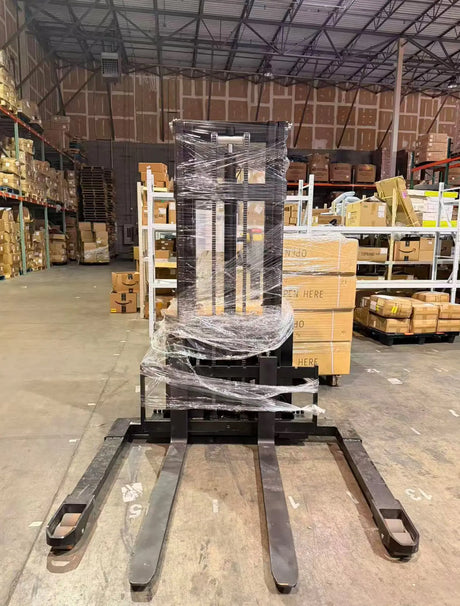 Used Full Electric Stacker 98’’ Lifting Height 3300 lbs Capacity KX-CTD15A-98 KAIXUN
