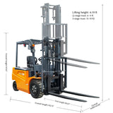 Customizable Electric Counterbalance Forklift, 5500 lbs Capacity - KX-CPD25 KAIXUN