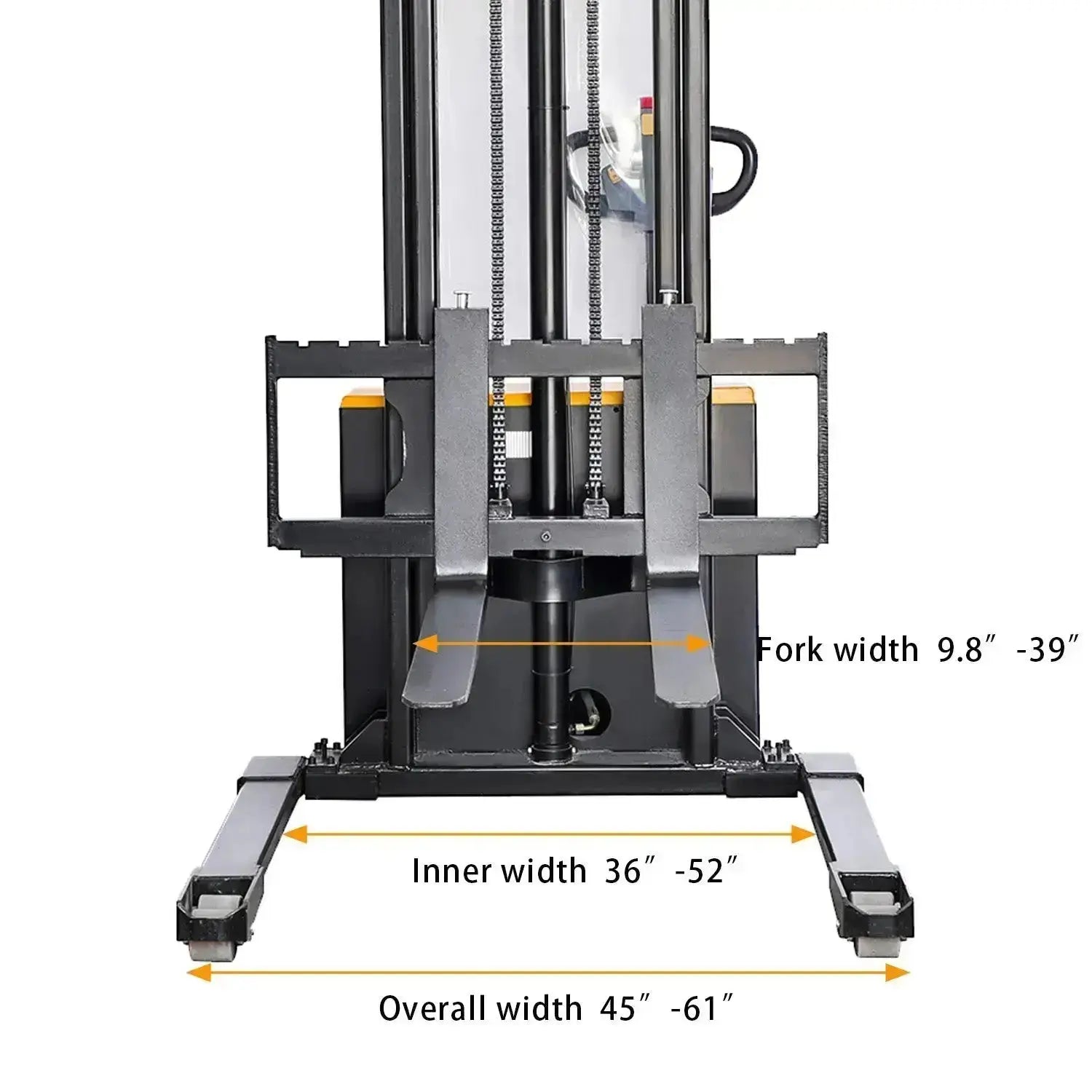 Electric Walkie Stacker Forklift 3300 lbs 98