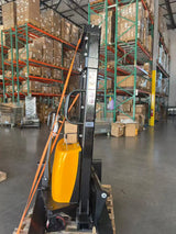 Used Semi-Electric Stacker 3300lbs Capacity, 118'' Lifting Height, Lightly Used Stacker KAIXUN