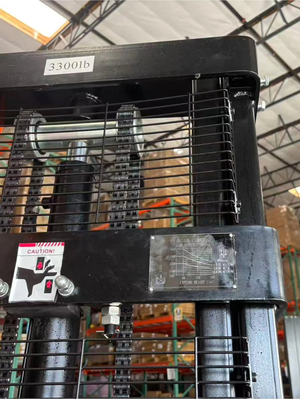 Used Semi-Electric Stacker 3300lbs Capacity, 118'' Lifting Height, Lightly Used Stacker KAIXUN