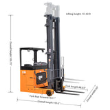 Customizable Electric Reach Truck Forklift | KX-CQDA High-Reach Specialist KAIXUN