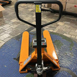 Used Scale Pallet Jack 6600 lbs, 27"W x 45"L Fork, PU wheels - Good Condition KAIXUN