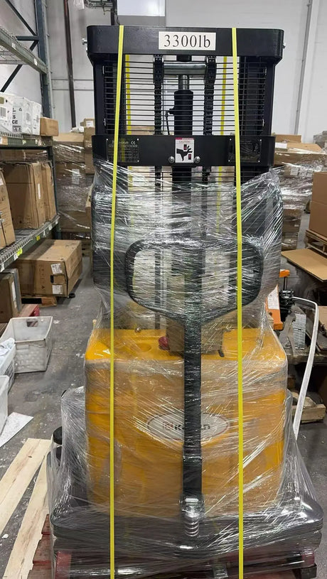 Used Semi-Electric Stacker 3300lbs Capacity, 98'' Lifting Height KX-CTD15-98 KAIXUN