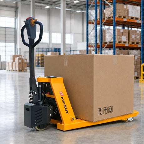 Lithium Fully Electric Pallet Jack Truck | 3300 lbs| 45"L*27"W Forks| PU Wheels| KX-PPT15A KAIXUN