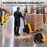 Lithium Fully Electric Pallet Jack Truck | 3300 lbs| 45"L*27"W Forks| PU Wheels| KX-PPT15A KAIXUN
