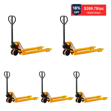 Manual Hydraulic Pallet Jack| 4400 lbs| 48"x27" Forks| PU Wheels| KX-SDC20 KAIXUN