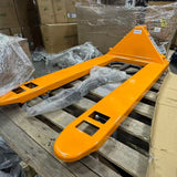 Used Hand Pallet Jack Truck, 5500 lbs, 48"x27" Forks, PU Wheels - Almost new KAIXUN
