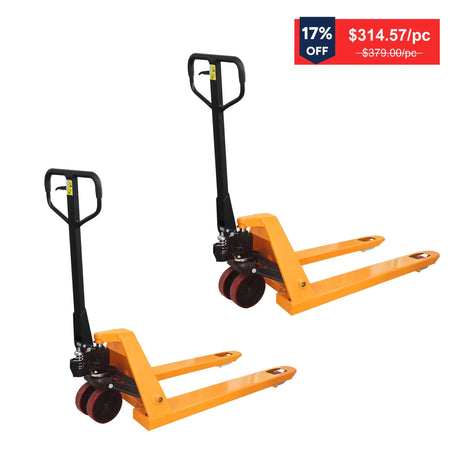 Manual Hydraulic Pallet Jack| 6600 lbs| 48"x27" Forks| PU Wheels | KX-SDC30 KAIXUN