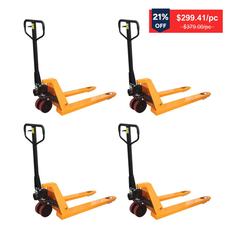 Manual Hydraulic Pallet Jack| 6600 lbs| 48"x27" Forks| PU Wheels | KX-SDC30 KAIXUN