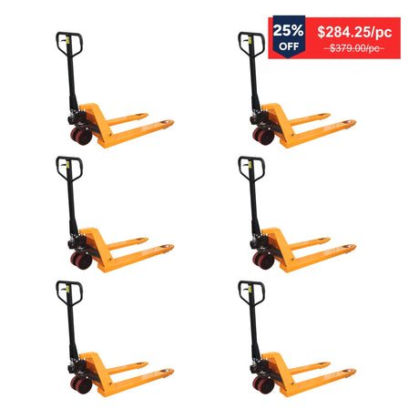 Manual Hydraulic Pallet Jack| 6600 lbs| 48"x27" Forks| PU Wheels | KX-SDC30 KAIXUN