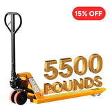 Manual Hydraulic Pallet Jack| 48"x27" Forks | 5500 lbs| PU Wheels | KX-SDC25 KAIXUN